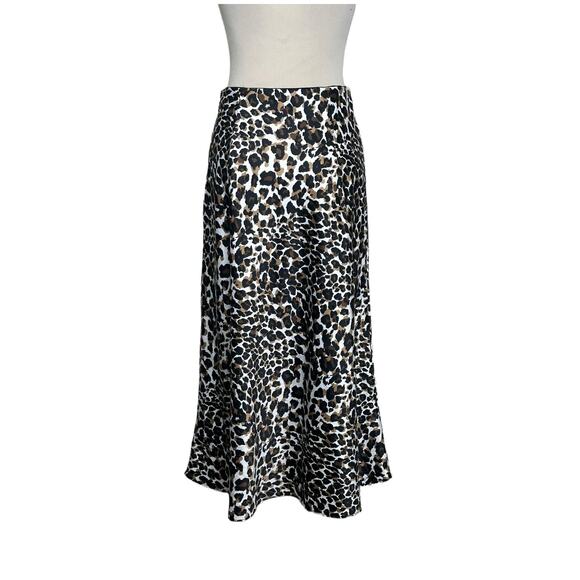 Express animal print midi A Line skirt size XS - Picture 2 of 13